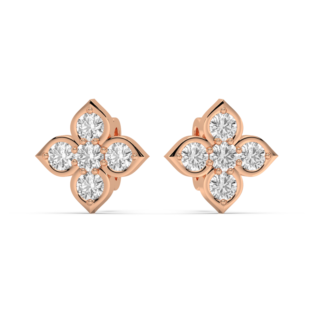 Divine Lab Grown Diamond Studs By Stefee Jewels