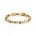 Load image into Gallery viewer, Minimalist Sparkle Lab Grown Diamond Chain Bracelet by Stefee Jewels
