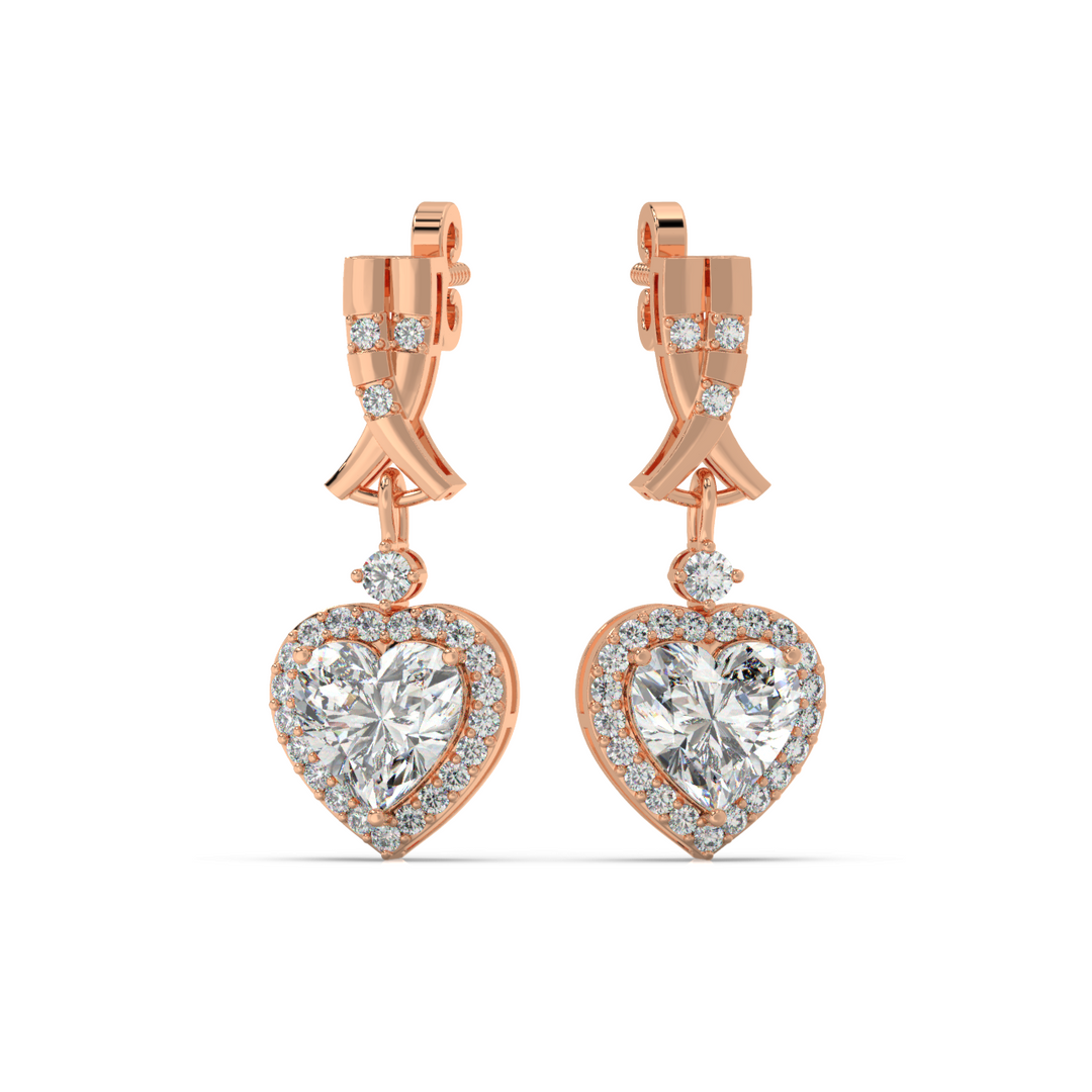 Timeless Treasures Lab Grown Diamond Drop Earrings by Stefee Jewels