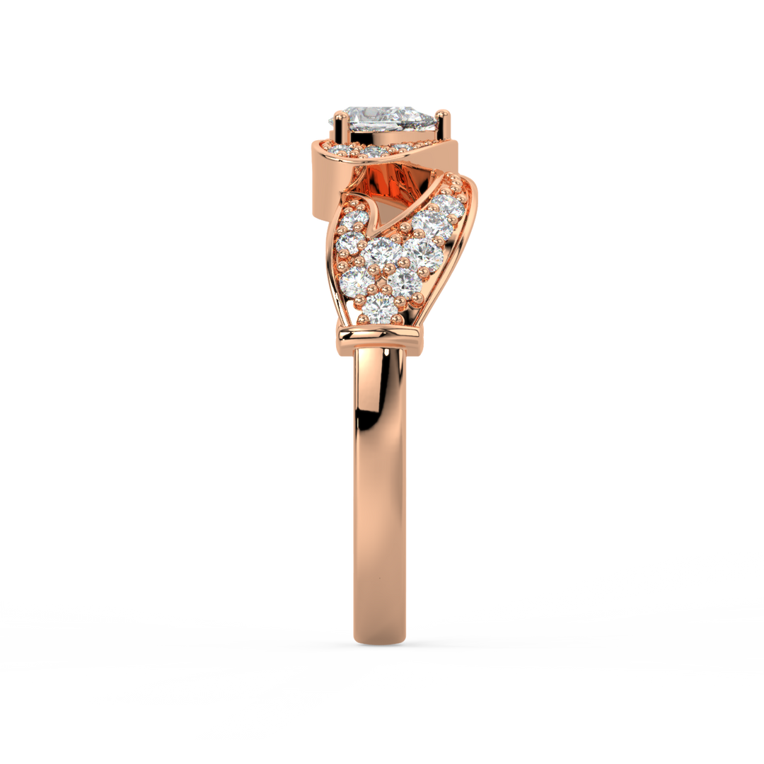 The Crown Lab Grown Diamond Wedding Ring by Stefee Jewels