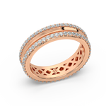 Load image into Gallery viewer, 2  Lab Grown Diamond  Bands Ring by Stefee Jewels
