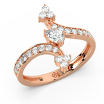 Load image into Gallery viewer, Delicate  Lab Grown Diamond Ring for her dreams by Stefee Jewels
