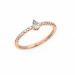 Load image into Gallery viewer, Novo Pink Lab Grown -Engagement Diamond Ring by Stefee Jewels
