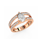 Load image into Gallery viewer, Bold &amp; Double Radiant Lab Grown Diamond Ring by Stefee Jewels
