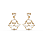 Load image into Gallery viewer, Brilliant Chains Lab Grown Diamond Drop Earrings by Stefee Jewels