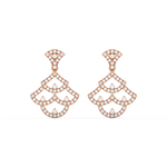 Load image into Gallery viewer, Brilliant Chains Lab Grown Diamond Drop Earrings by Stefee Jewels