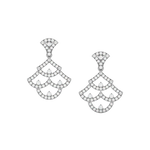 Load image into Gallery viewer, Brilliant Chains Lab Grown Diamond Drop Earrings by Stefee Jewels