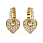 Load image into Gallery viewer, Dazzling Dreams Lab Grown Diamond Hoop Earrings by Stefee Jewels
