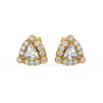 Load image into Gallery viewer, Triangle Fiesta lab Grown Diamond  Pendant Set by Stefee Jewels