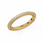 Load image into Gallery viewer, Embellished Lace Band Lab Grown - Engagement Diamond Ring by Stefee Jewels
