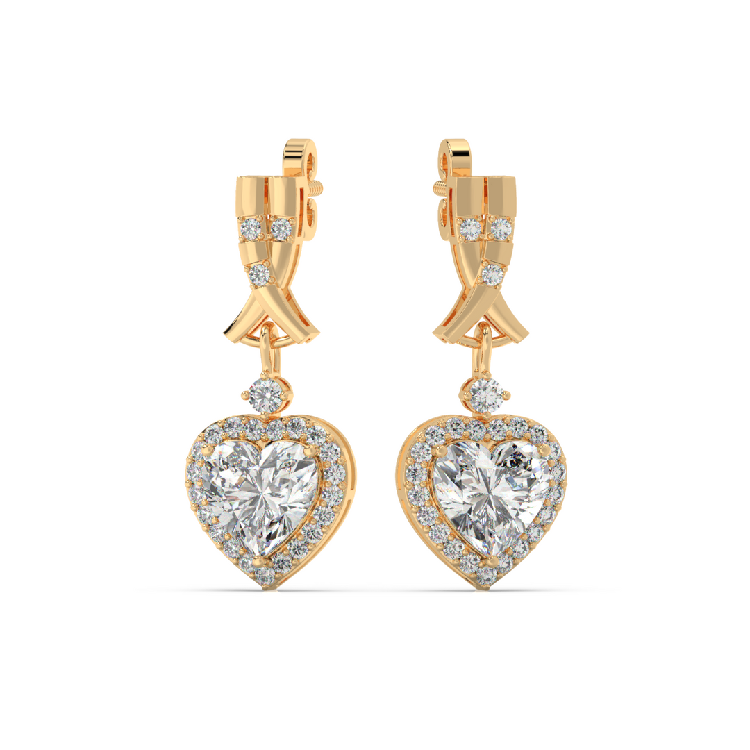 Timeless Treasures Lab Grown Diamond Drop Earrings by Stefee Jewels