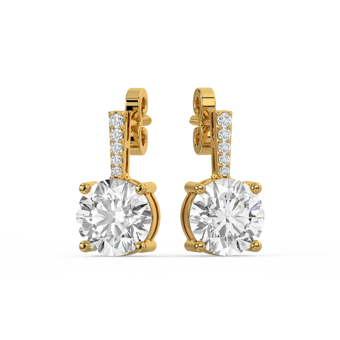 Everyday Dazzling Lab Grown Diamond Studs  By Stefee Jewels