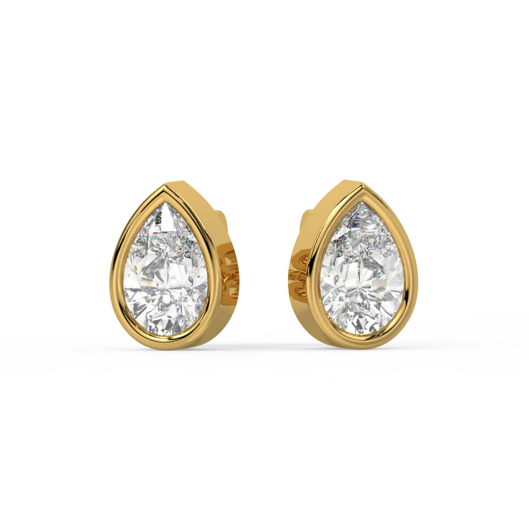 Timeless Twinkle Lab Grown Diamond Stud Earrings by Stefee Jewels