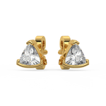 Load image into Gallery viewer, Eclectic Triangle  lab Grown Diamond  Pendant Set by Stefee Jewels