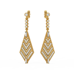 Load image into Gallery viewer, Dazzling Delight Lab Grown Diamond Drop Earrings by Stefee Jewels
