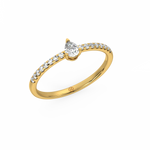 Load image into Gallery viewer, Novo Pink Lab Grown -Engagement Diamond Ring by Stefee Jewels
