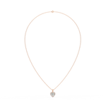 Load image into Gallery viewer, Loving Heart Lab Grown Diamond  Pendant Set by Stefee Jewels