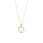 Load image into Gallery viewer, Starry Nightfall Lab Grown Diamond  Pendant Set by Stefee Jewels