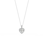 Load image into Gallery viewer, Loving Heart Lab Grown Diamond  Pendant Set by Stefee Jewels
