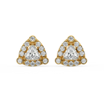 Load image into Gallery viewer, Triangle Fiesta lab Grown Diamond  Pendant Set by Stefee Jewels