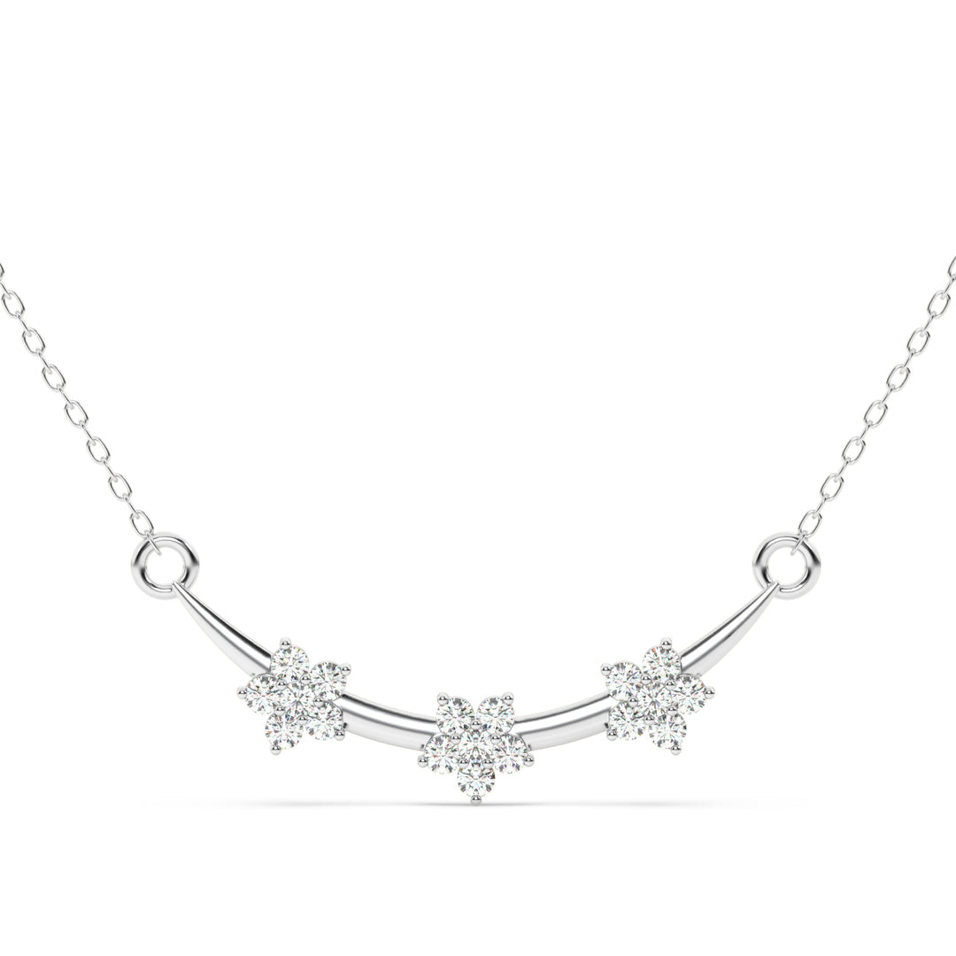 Elegant Blossom Lab Grown Diamond Mangalsutra by Stefee Jewels