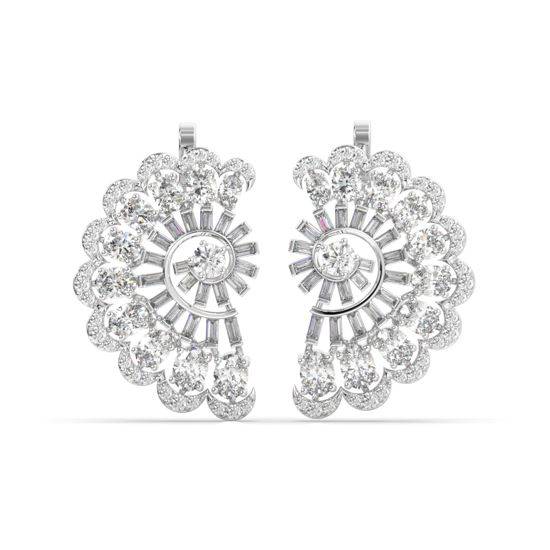 Pure Radiance Lab Grown Diamond Stud Earrings by Stefee Jewels