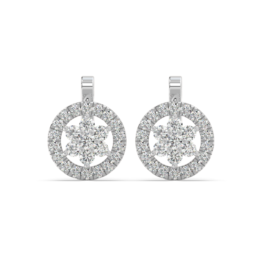 Blooming Radiance Lab Grown Diamond  Pendant Set by Stefee Jewels