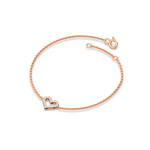 Load image into Gallery viewer, Open Heart Chain Lab Grown Diamond Bracelet by Stefee