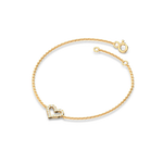 Load image into Gallery viewer, Open Heart Chain Lab Grown Diamond Bracelet by Stefee