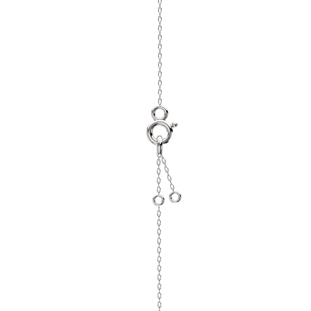 Open Heart Chain Lab Grown Diamond Bracelet by Stefee