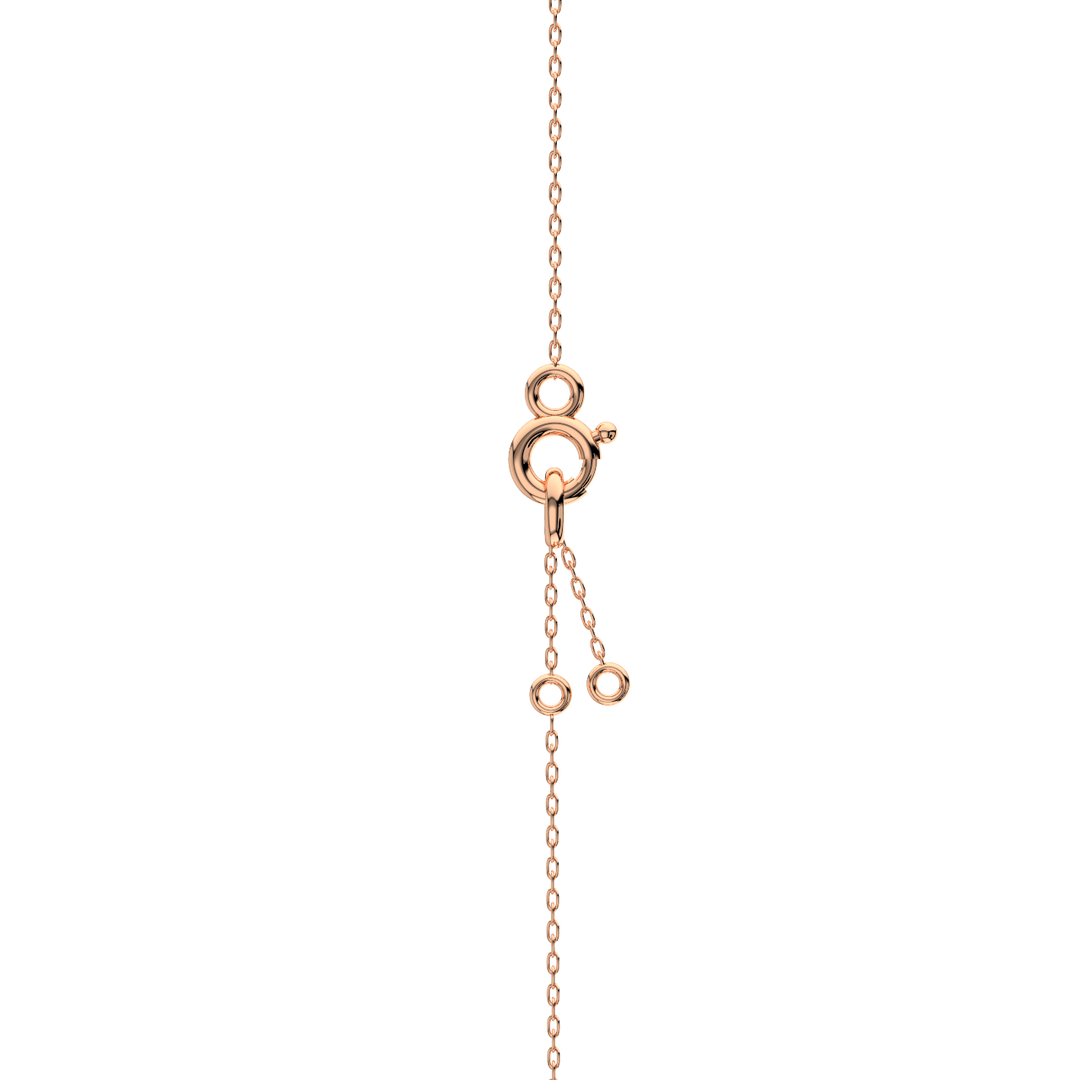 Open Heart Chain Lab Grown Diamond Bracelet by Stefee