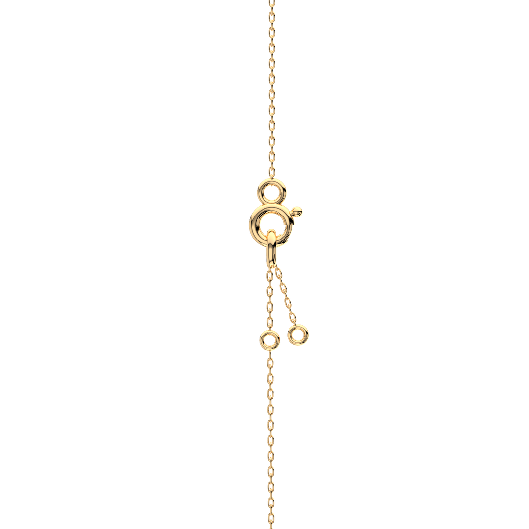 Open Heart Chain Lab Grown Diamond Bracelet by Stefee