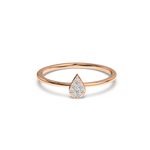 Load image into Gallery viewer, Round-Dewdrop Lab Grown Diamond Ring by Stefee Jewels