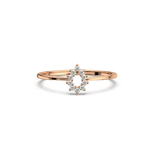 Load image into Gallery viewer, Open Dewdrop Round Lab Grown Diamond  Ring by Stefee Jewels
