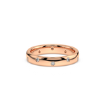 Load image into Gallery viewer, Stacking Band Ring with Lab Grown Diamond by Stefee
