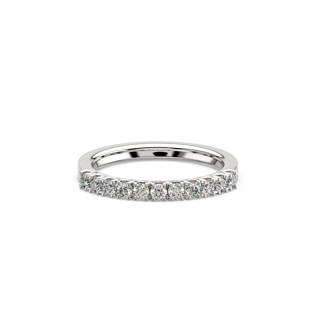 11-Stone Round Vows Lab Grown - Engagement Diamond Ring by Stefee Jewels