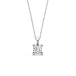 Load image into Gallery viewer, Solitaire Princess Lab Grown Diamond Pendant by Stefee