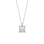 Load image into Gallery viewer, Solitaire Princess Lab Grown Diamonds Pendant by Stefee