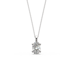 Load image into Gallery viewer, Solitaire Oval Lab Grown Diamond Pendant by Stefee