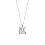 Load image into Gallery viewer, Solitaire Princess Lab Grown Diamond Pendant by Stefee