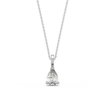 Load image into Gallery viewer, Solitaire Pear Lab Grown Diamond Pendant by Stefee