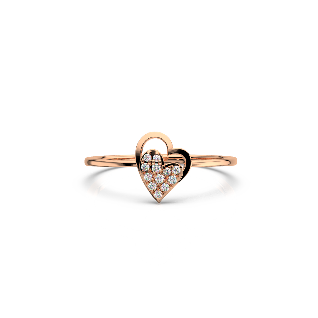 Heart On Fire Lab Grown Diamond Ring by Stefee