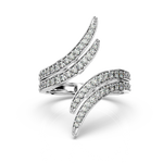 Load image into Gallery viewer, Swirl  Lab Grown Diamond Ring by Stefee Jewels
