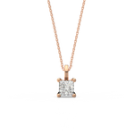 Load image into Gallery viewer, Solitaire Princess Lab Grown Diamond Pendant by Stefee