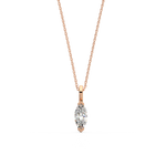 Load image into Gallery viewer, Solitaire Marquise Lab Grown Diamond Pendant by Stefee