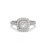 Load image into Gallery viewer, Double Halo Lab Grown - Engagement Diamond Ring by Stefee
