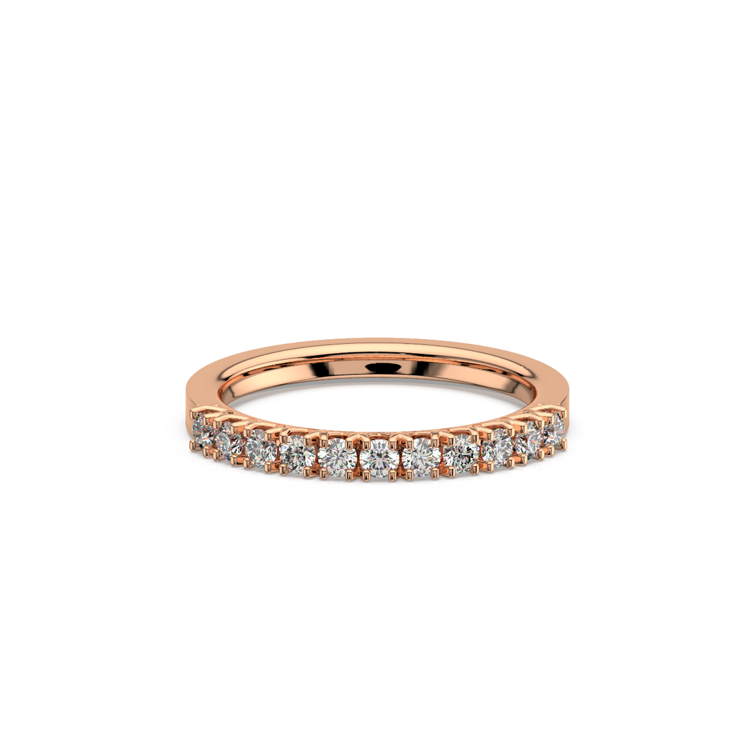 11-Stone Round Vows Lab Grown - Engagement Diamond Ring by Stefee Jewels