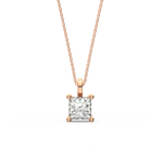 Load image into Gallery viewer, Solitaire Princess Lab Grown Diamond Pendant by Stefee