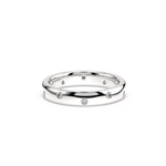 Load image into Gallery viewer, Stacking Band Ring with Lab Grown Diamond by Stefee
