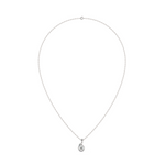 Load image into Gallery viewer, Radiant Connection Lab Grown Diamond  Pendant Set by Stefee Jewels